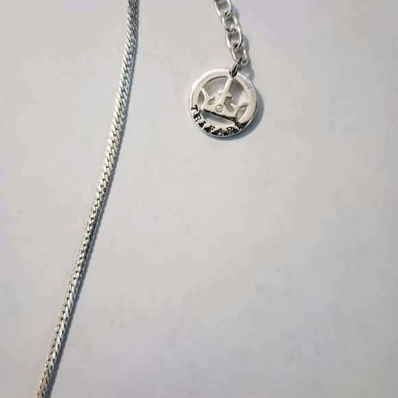 VINTAGE CROWN TRIFARI PAVE CLEAR RHINESTONE NECKLACE - Picture 3 of 3